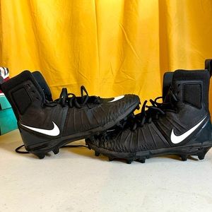 NIKE FORCE SAVAGE ELITE TD PROMO- MENS SIZE 12- FOOTBALL -  BLACK - 918345-010
